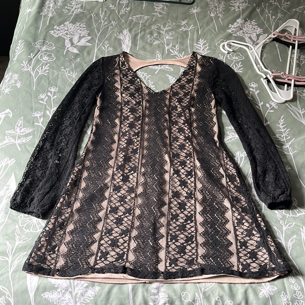 Black Lace mini Dress